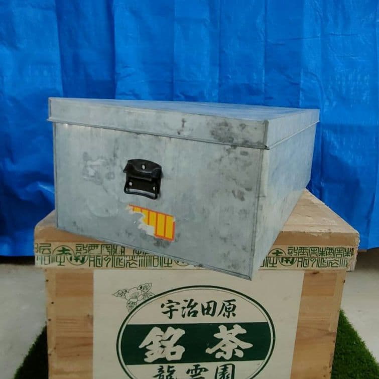 レトロ ステンレス 衣装ケース 長方形