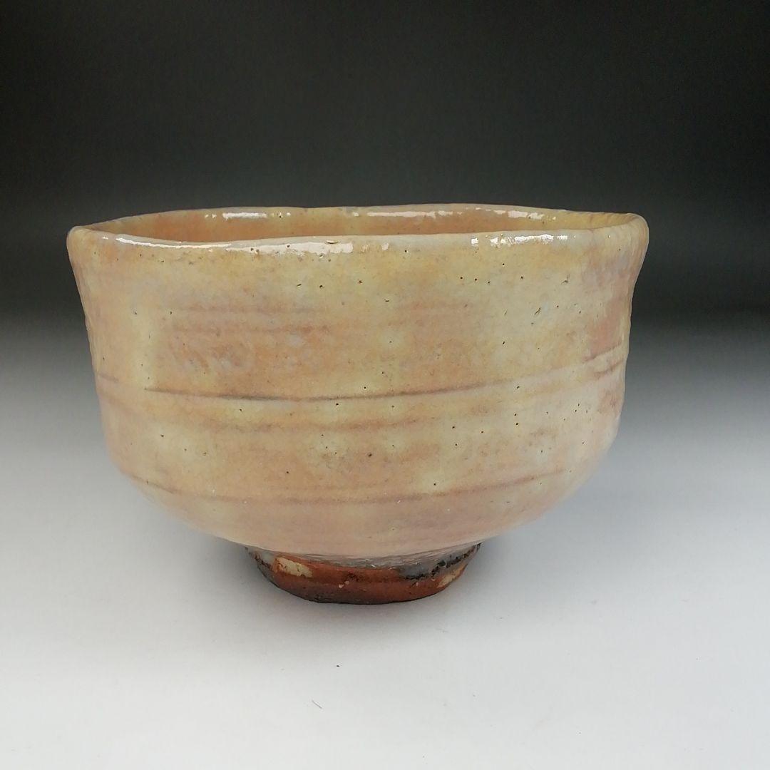 Ｔ１８８　茶碗　『萩茶碗』『梅田陶楽』　共箱　抹茶碗　茶道具