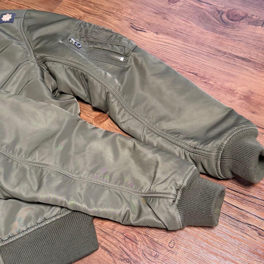 ポロラルフローレン MA-1 フライトジャケット オリーブグリーン　Mサイズ