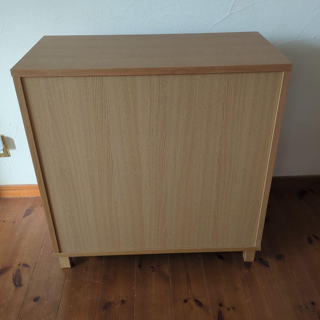【送料込み】無印良品　オーク材チェスト4段　シンプル　人気家具　引き出し