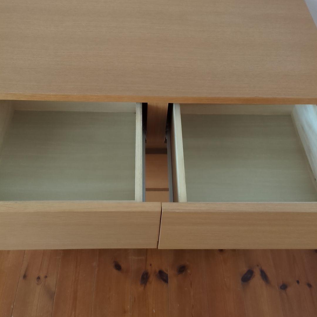 【送料込み】無印良品　オーク材チェスト4段　シンプル　人気家具　引き出し