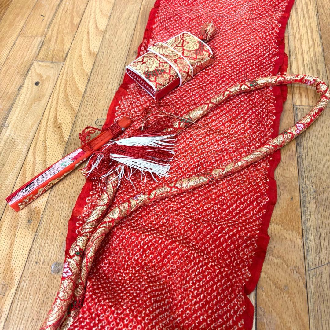 七五三七歳‼豪華絢爛人気黒地蝶々花ラメ金彩金箔煌びやか際立つ❤️完全フルセット