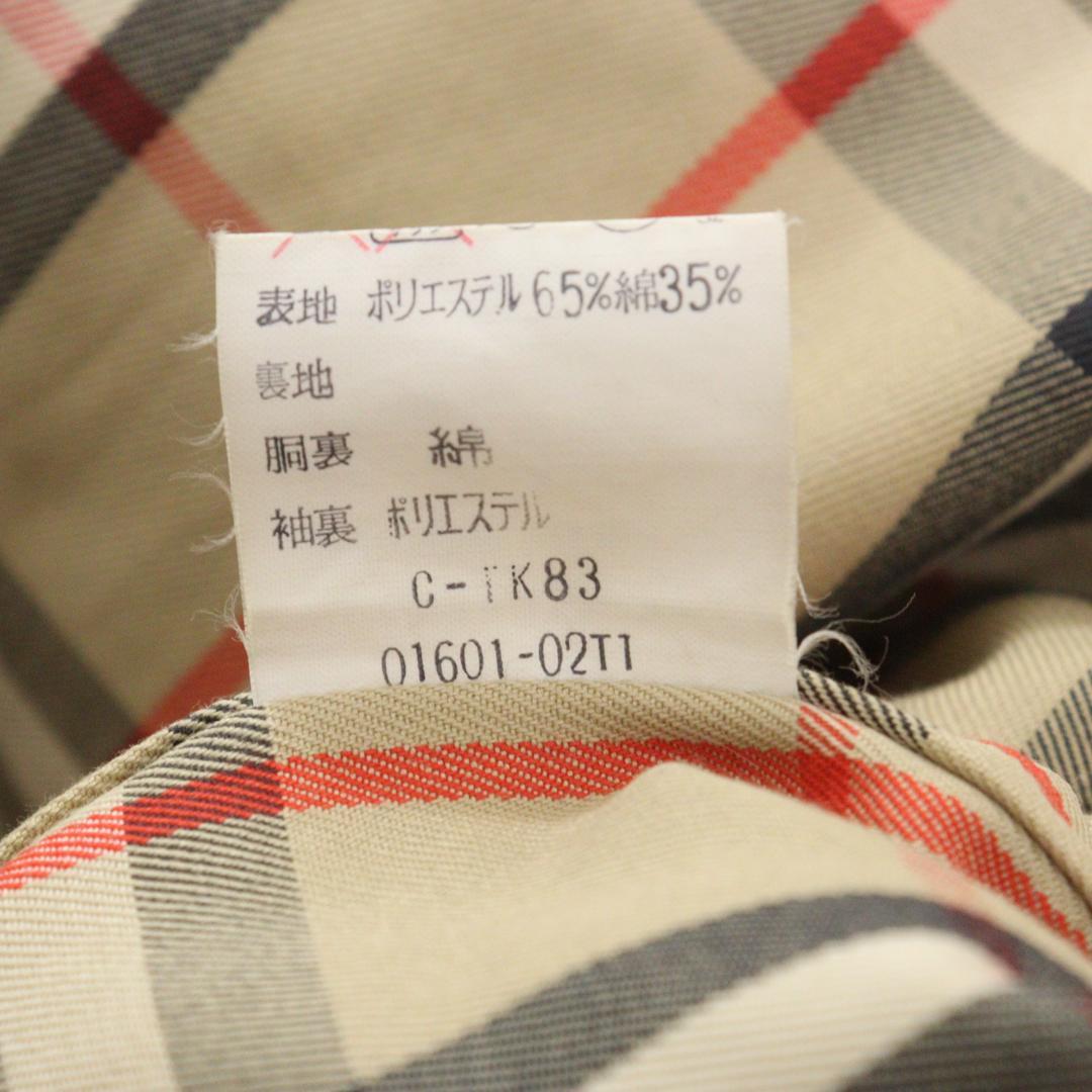 【美品】Burberrys ステンカラーコート ロングコート ノバチェック M