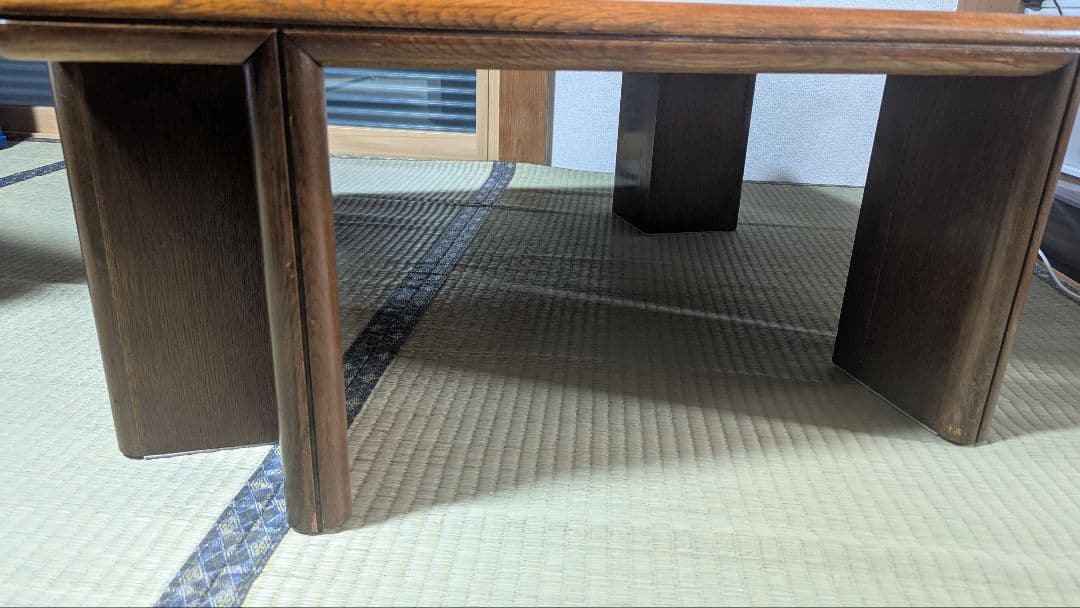 Z28 カリモク 木製正方形テーブル　手渡し歓迎　KARIMOKU