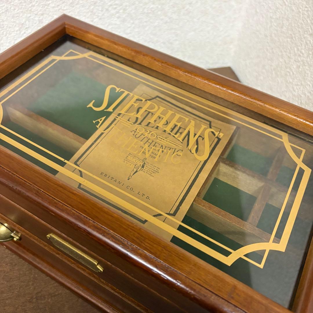 【希少】アンティーク stephens 1936 二段 コレクションケース　指輪