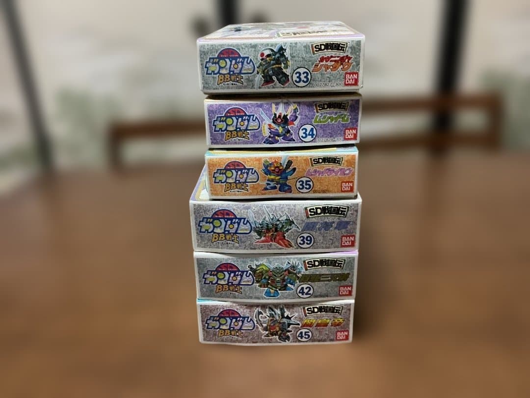 未組立　SD戦国伝　BB戦士　闇将軍、闇皇帝　他６体セット