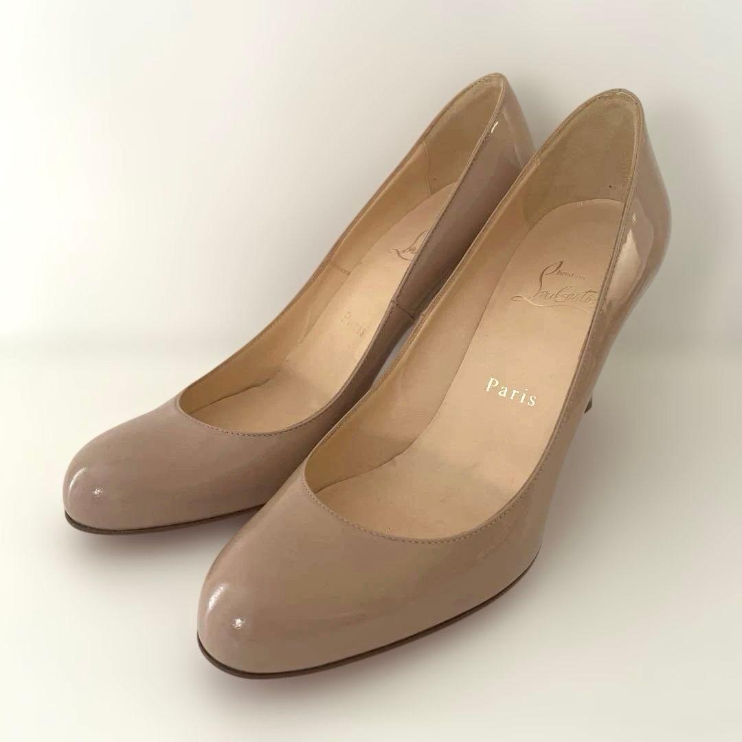 クリスチャン ルブタン パンプス レッドソール 37.5 ラウンドトゥ