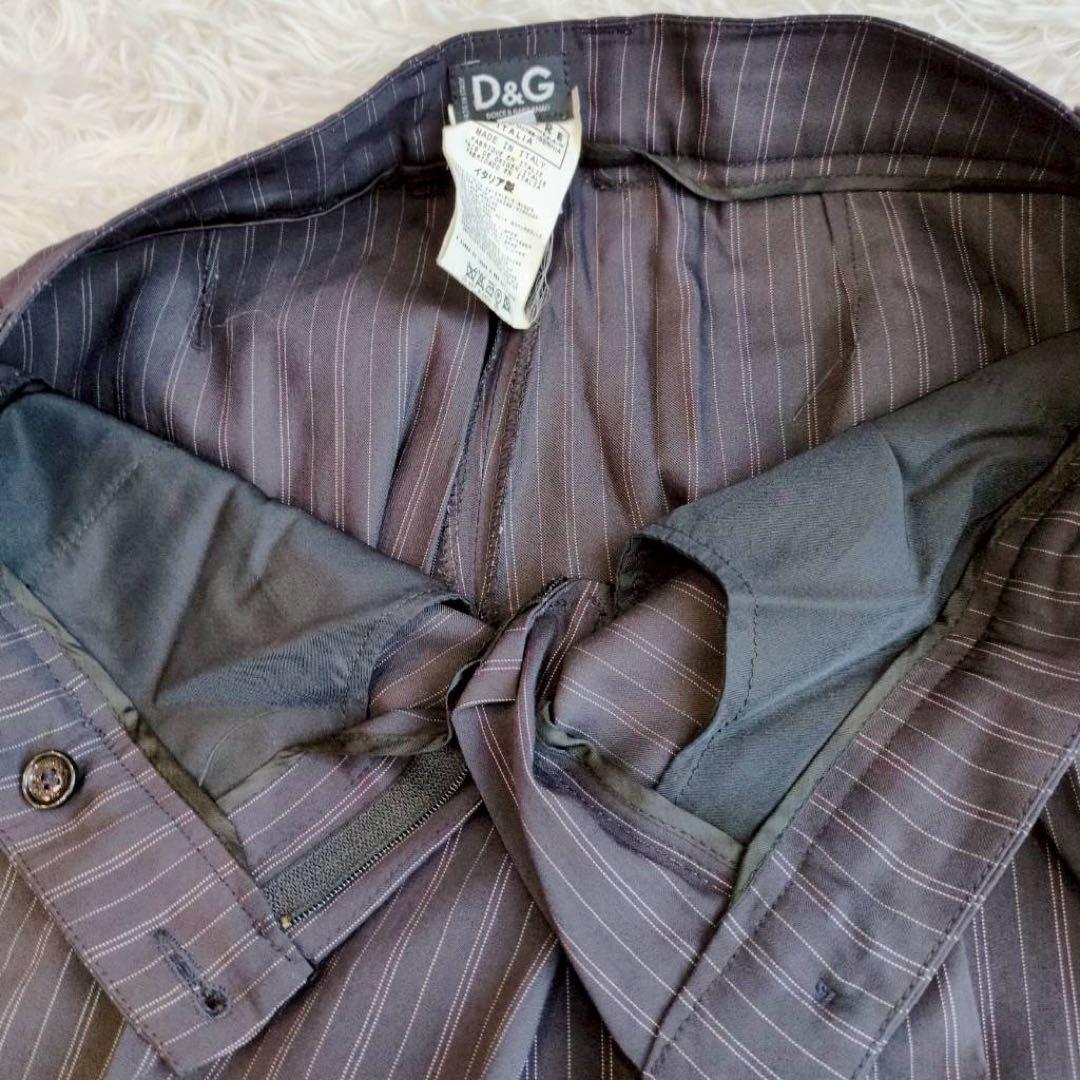 D&G スーツ セットアップ ストライプ ペイズリー ベロア パンツ ジャケット