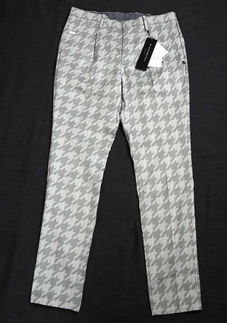 新品 セントアンドリュース ラメジャガード パンツ 定価39600円 灰 L