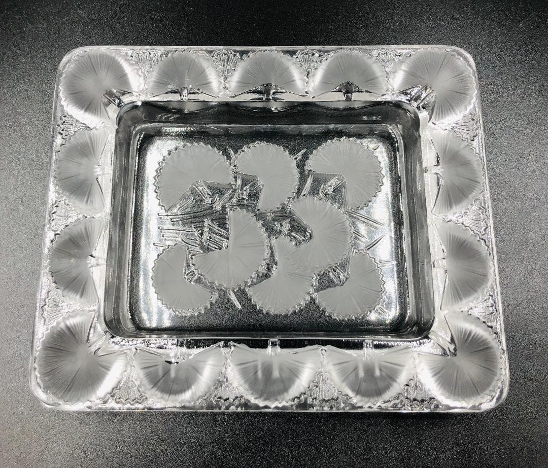 LALIQUE Bluets ラリック トレイ 小物入れ 灰皿