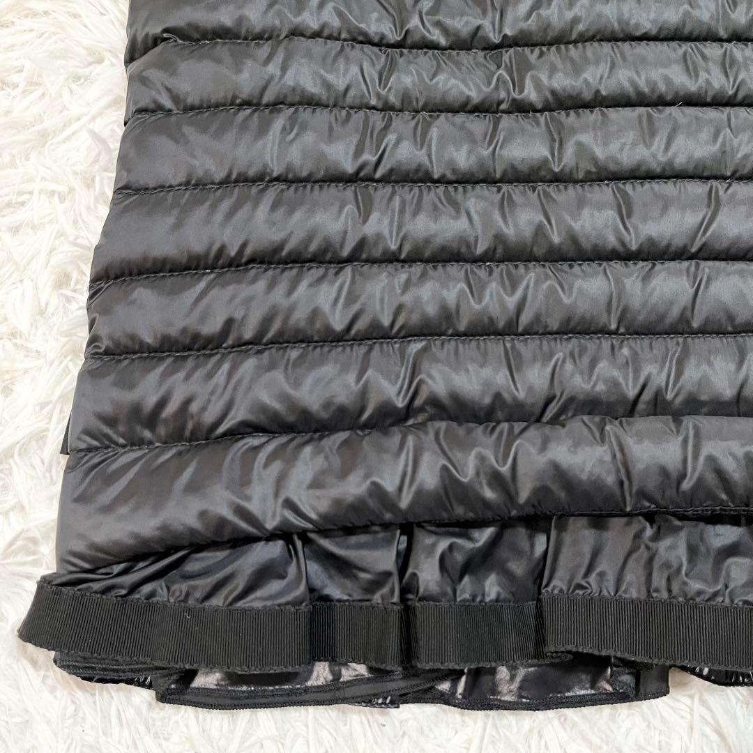 美品　MONCLER LUCILA ダウンベスト　フリル　ブラック　0
