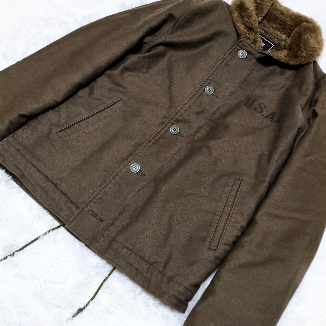 美品 ALPHA アルファ N-1 デッキジャケット