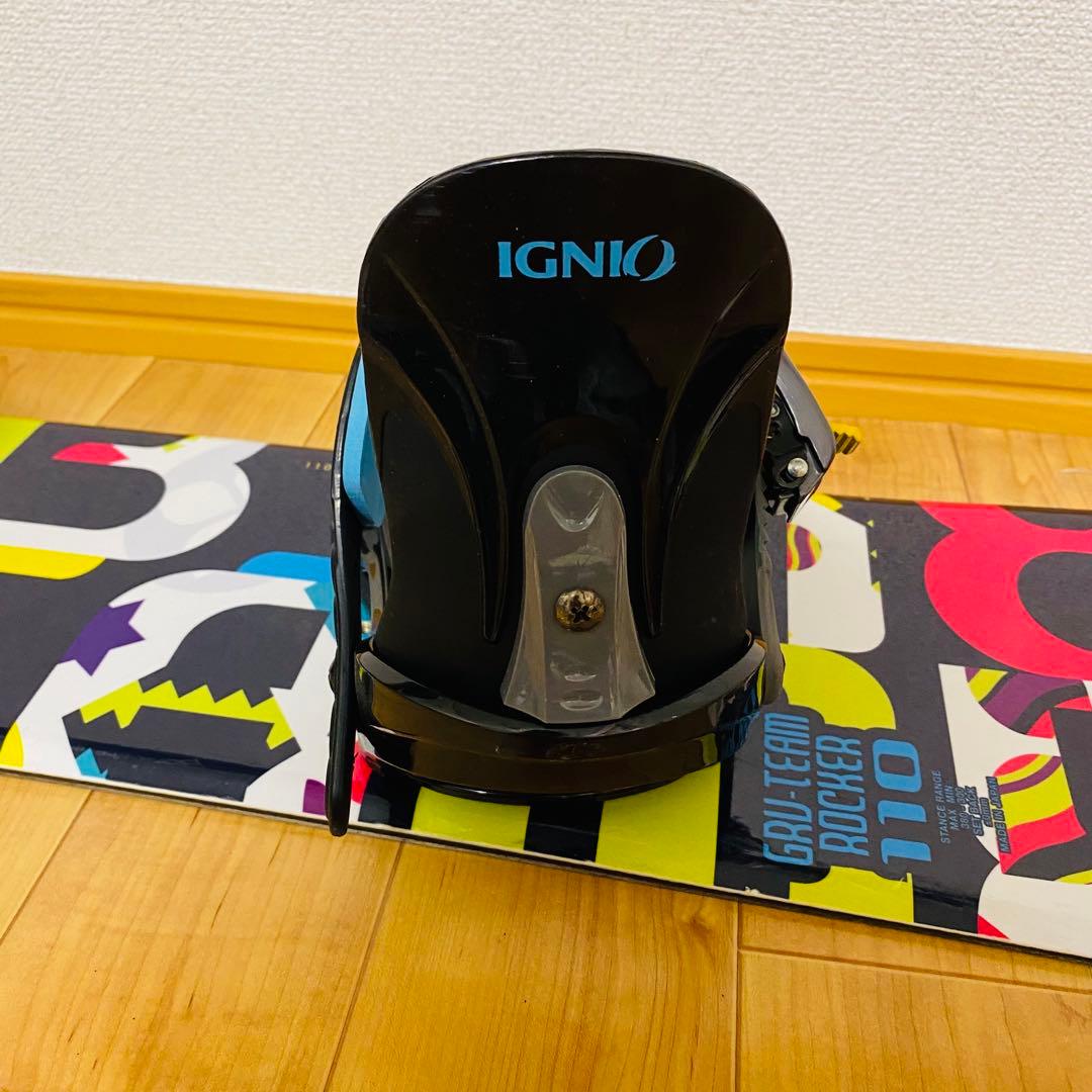 美品✨IGNIOスノーボード 110cm ビンディング付 2点セット キッズ