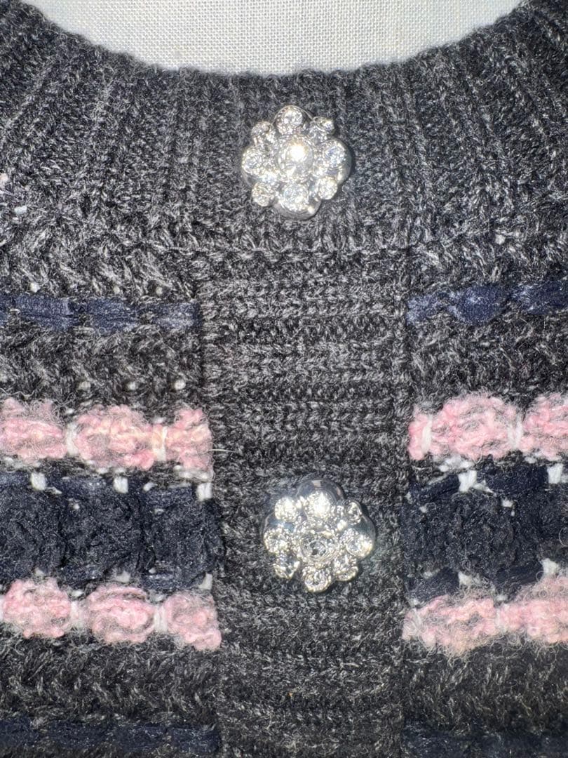 【Reneルネ】タグ付き定価77,000円ニットツイードワンピース38