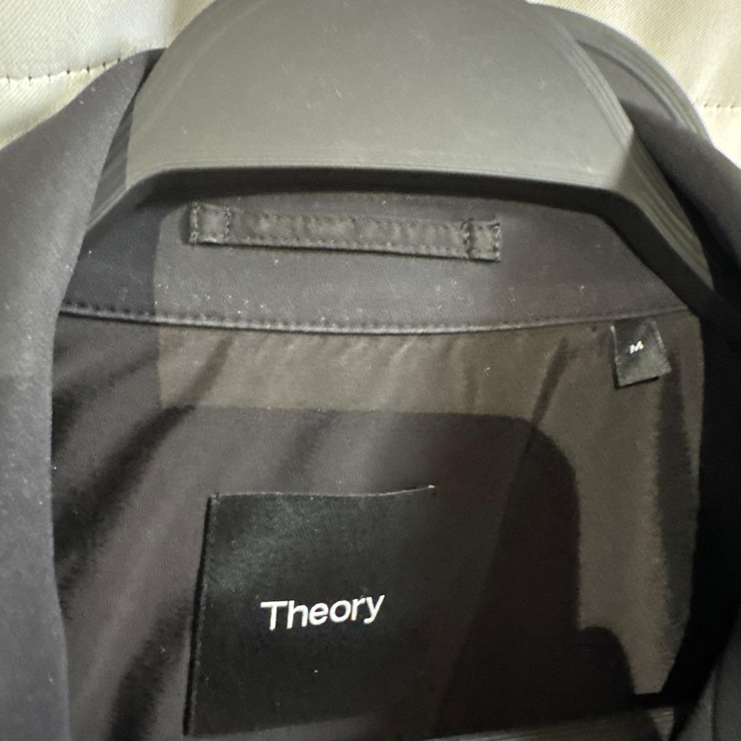 Theory ブラック オーバーシャツ M