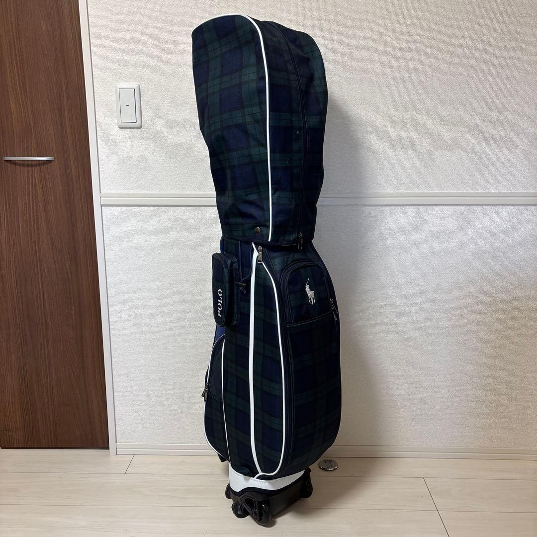 POLO GOLFポロゴルフ キャディバッグ キャスター付き ラルフローレン