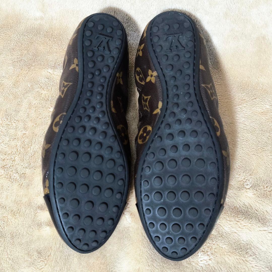 LOUIS VUITTON　モノグラム　バレリーナ　フラットシューズ　38サイズ