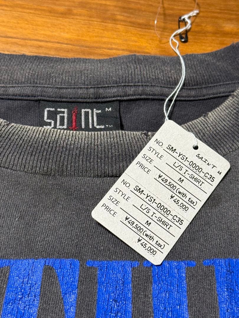 SAINT MICHAEL KK_LS TEE NOTHING IMP ロンT