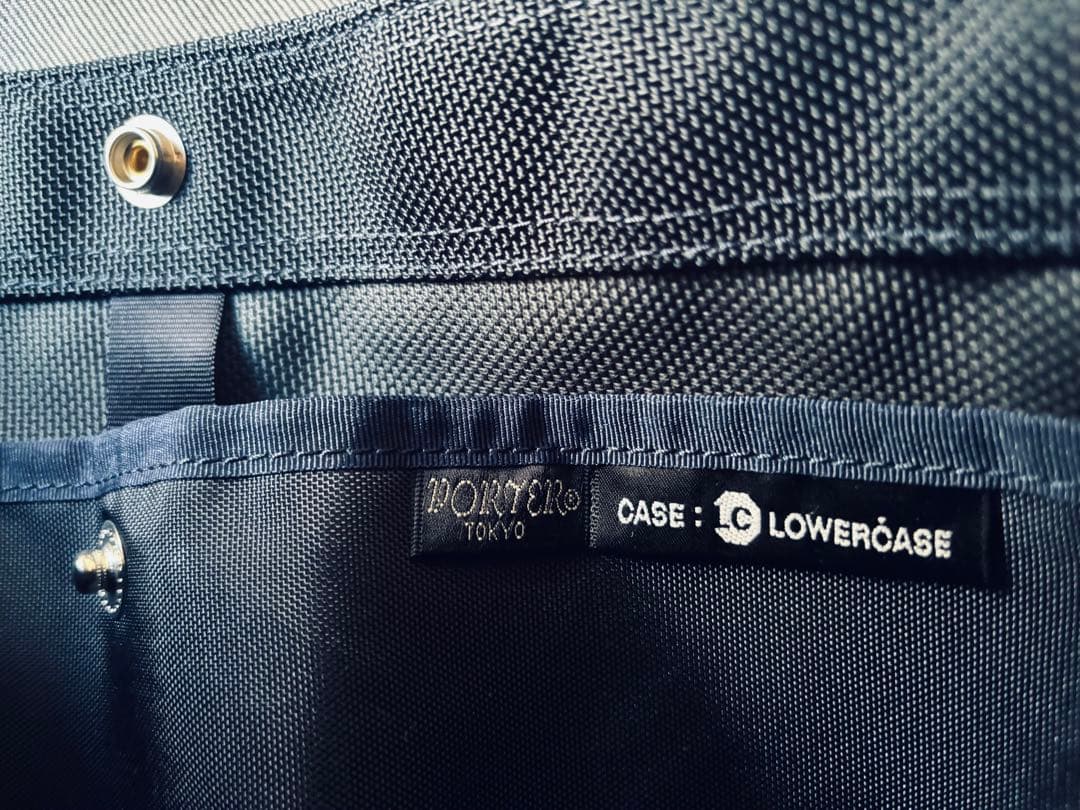 シ*ッ様 【ほぼ未使用】PORTER 縦型トートバッグ ネイビー ビジネス対応