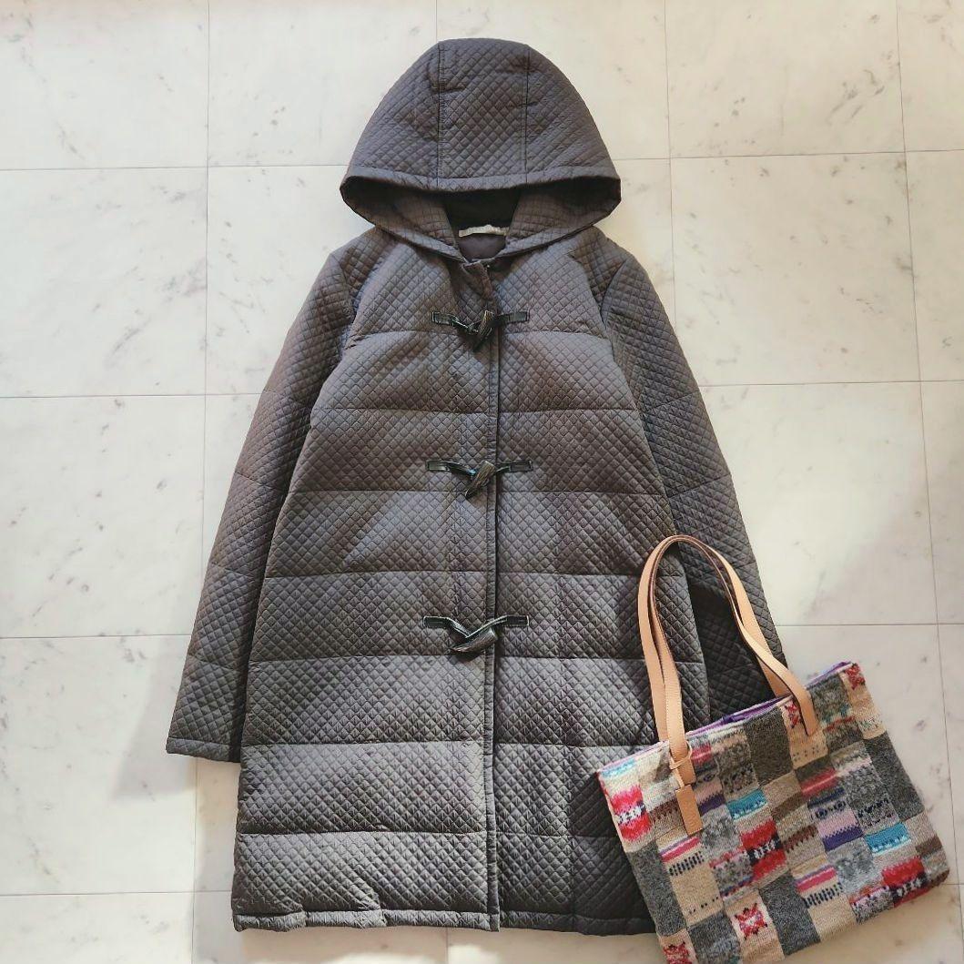 セオリーリュクス サイズ40 ダウンコート ダッフルコート カーキ オリーブ