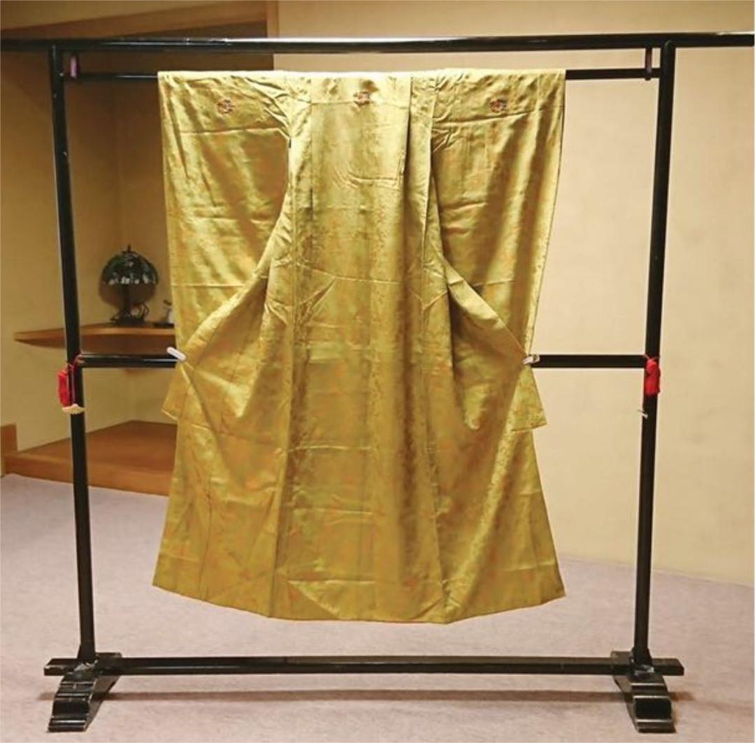 七五三女の子レトロ着物(花紋入り)