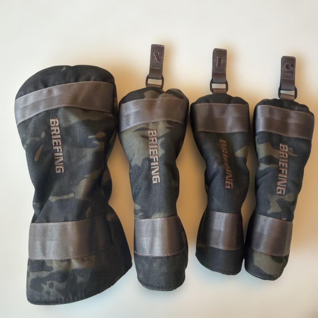 ブリーフィングキャディバッグ ヘッドカバーセット