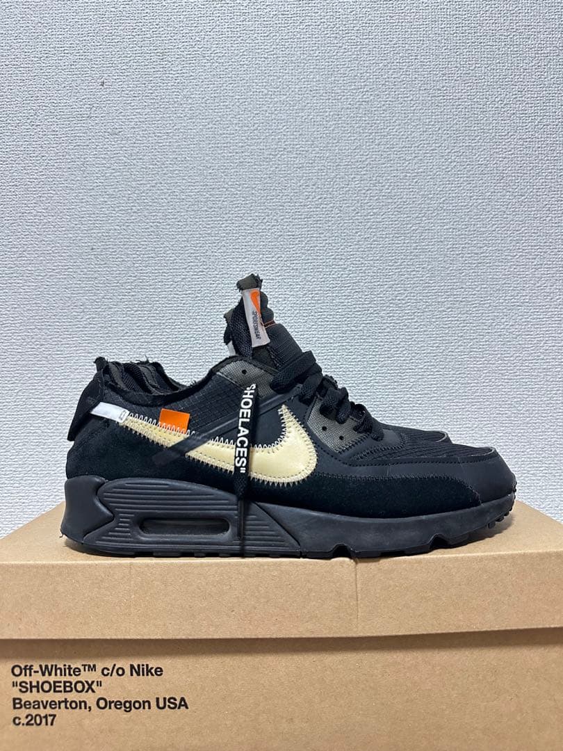 NIKE airmax90×off-white 27.5cm