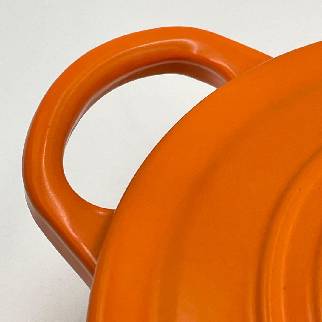 未使用　ル・クルーゼ ココット・オーバル 25cm ポティロン（パンプキン）希少