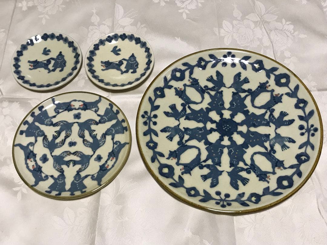 諏佐 知子さん　散歩シリーズ　3.5号　5号　8号　４枚セット　新品未使用品