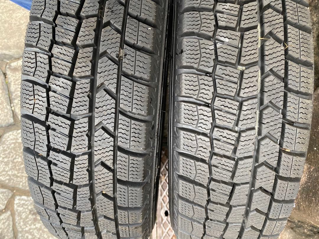 専用品155 65R13 ② スタッドレスアルミ　溝多め ダンロップ2本