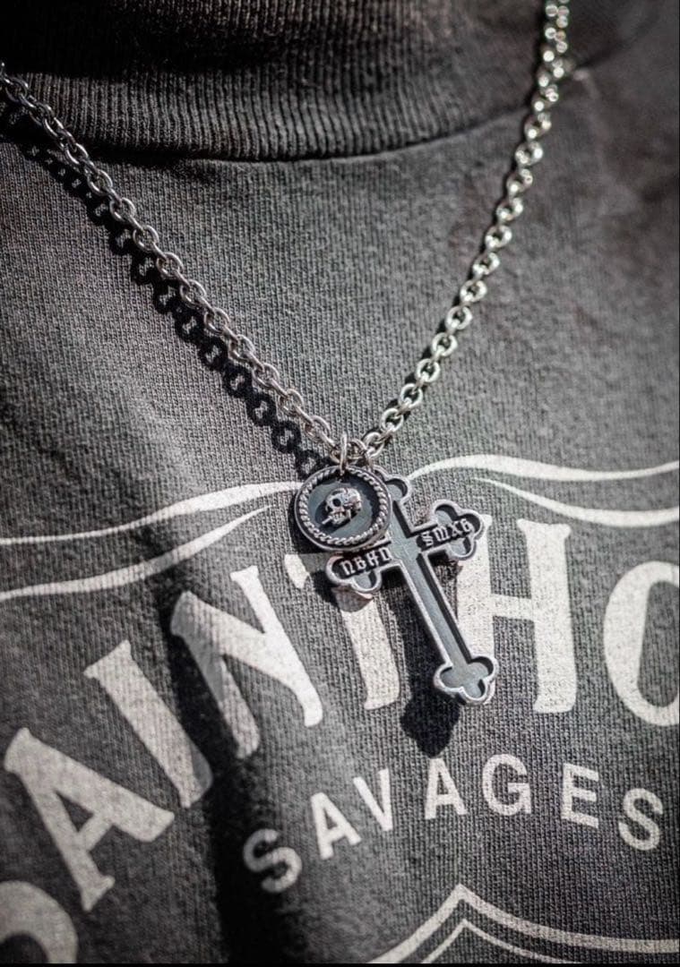 即完 セントマイケル × ネイバーフッド コラボ ネックレス　シルバー925