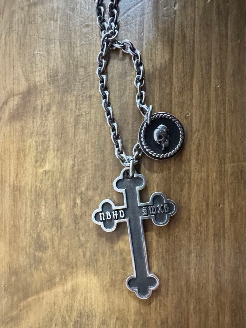 即完 セントマイケル × ネイバーフッド コラボ ネックレス　シルバー925