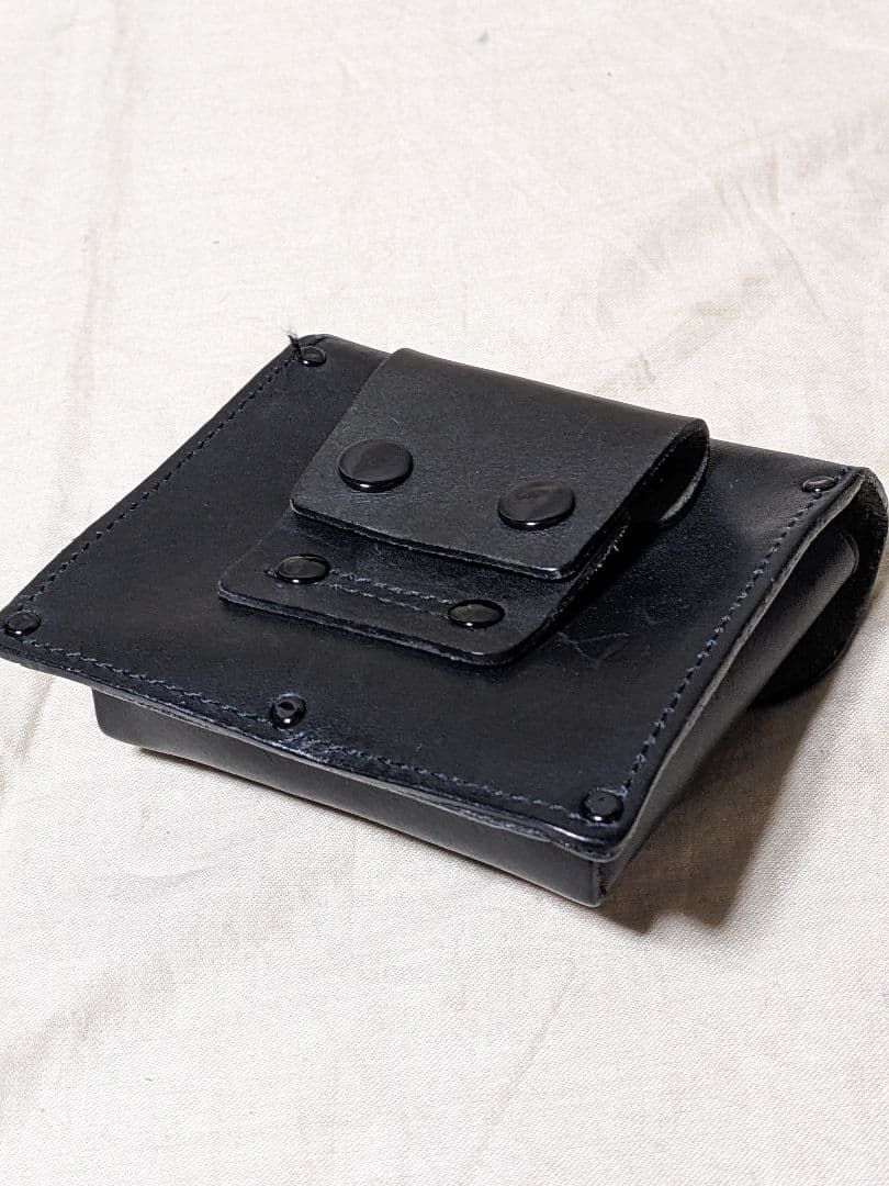 専用　昭和　白バイ　警官　交通機動隊 切符　書類　小物入 ベルト用バッグ　2点