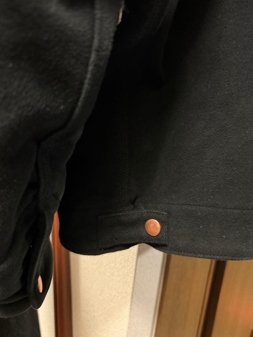 comoli モールスキンジップアップジャケット