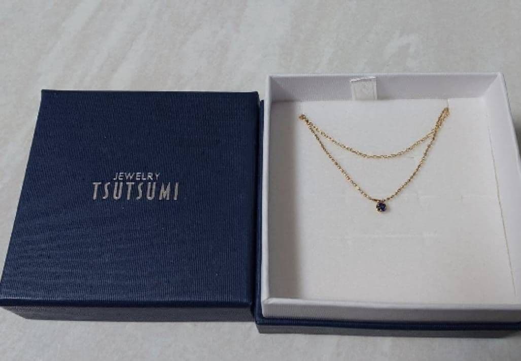 ジュエリーツツミ　K10YG　サファイア　ブレスレット