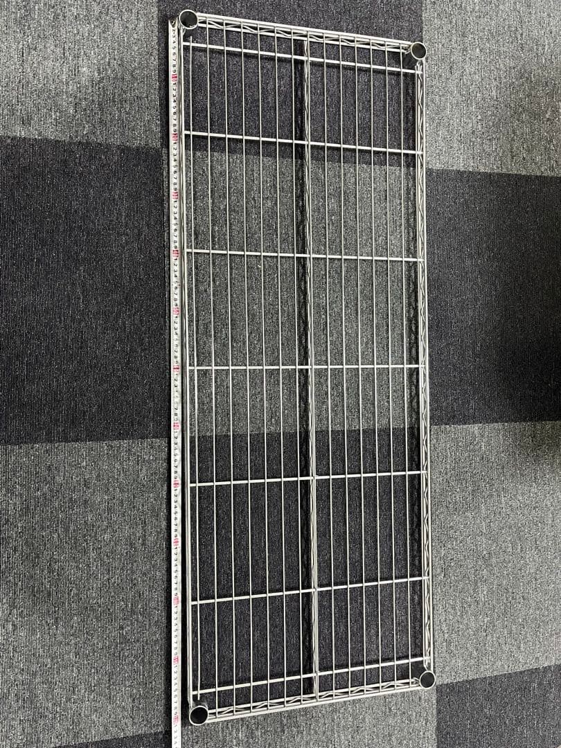 スチールラック 120cm×47cm シルバー 5枚セット