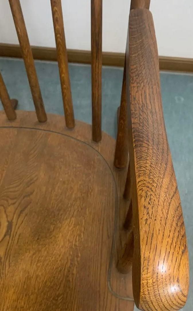 椅子　アンティーク　木製 ロッキングチェア ブラウン