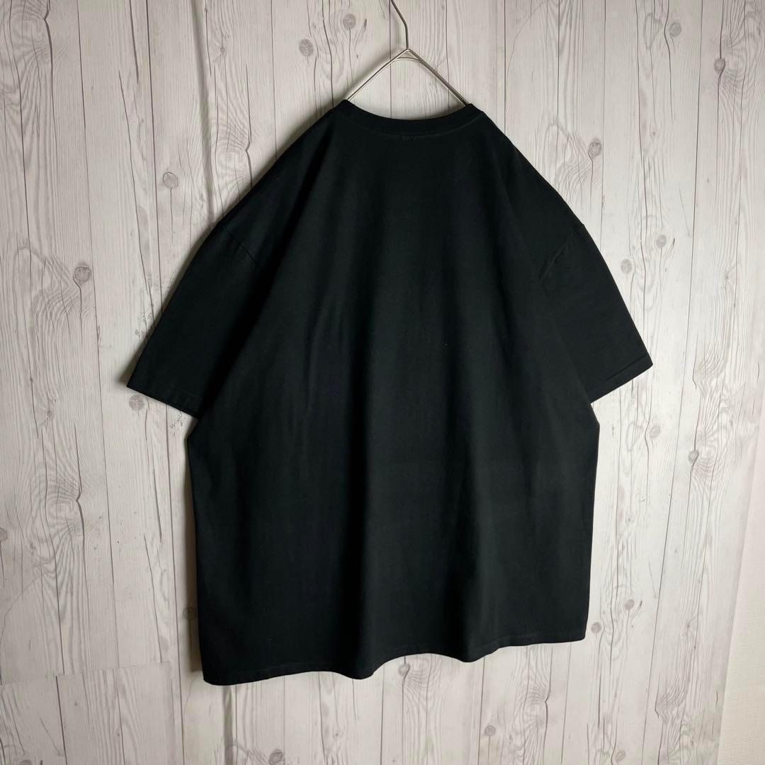 シュプリーム☆プリントロゴ tシャツ ブラック 2XL