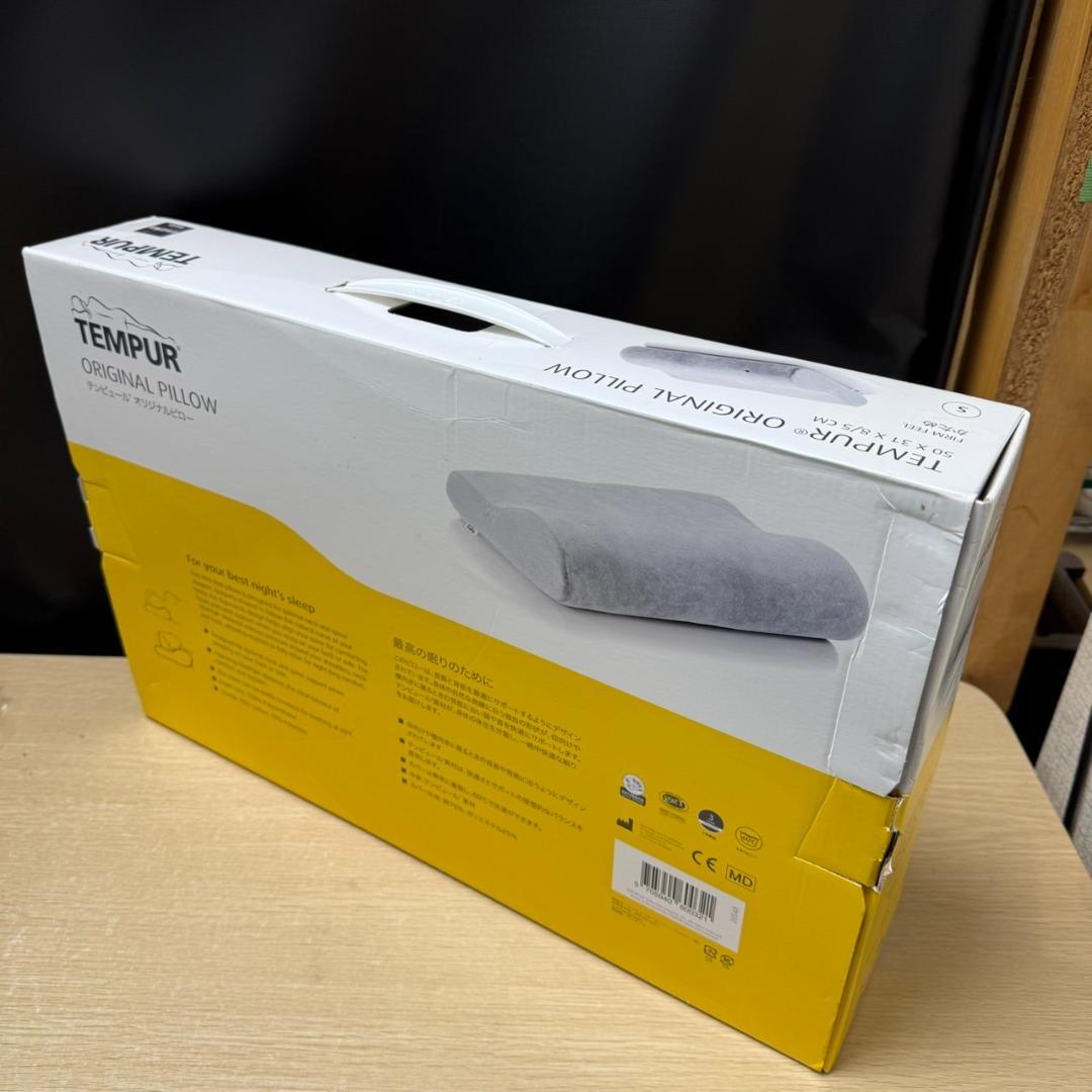 ★未使用　テンピュール　オリジナルピロー　枕　かため　S