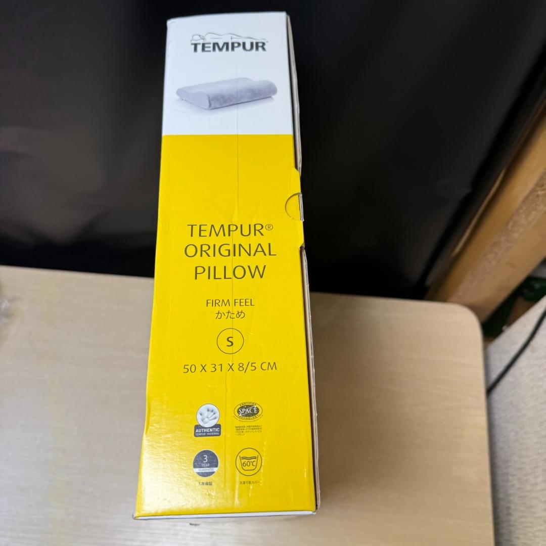 ★未使用　テンピュール　オリジナルピロー　枕　かため　S