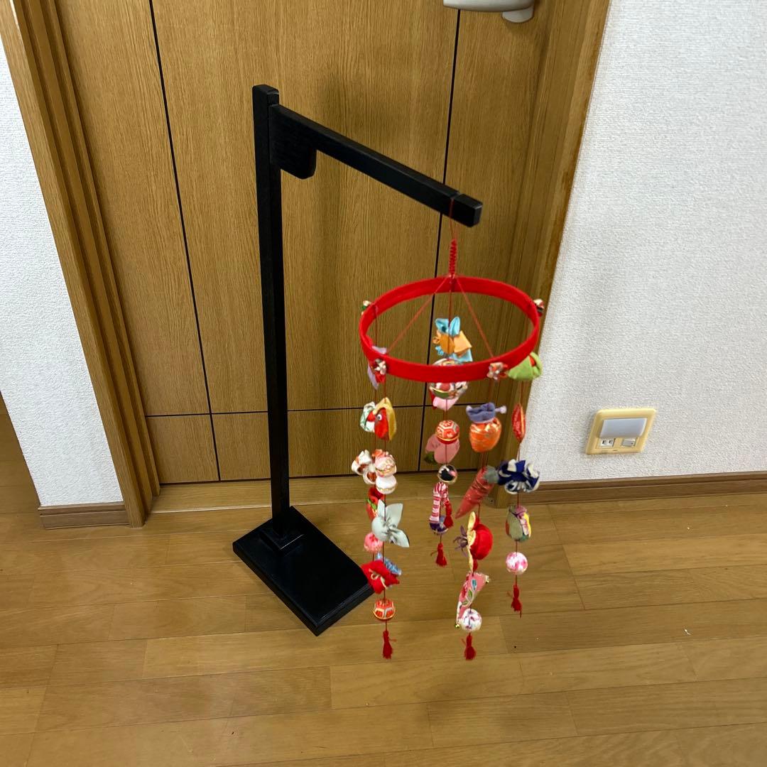 吊るし雛、スタンド付き、バンドメイド