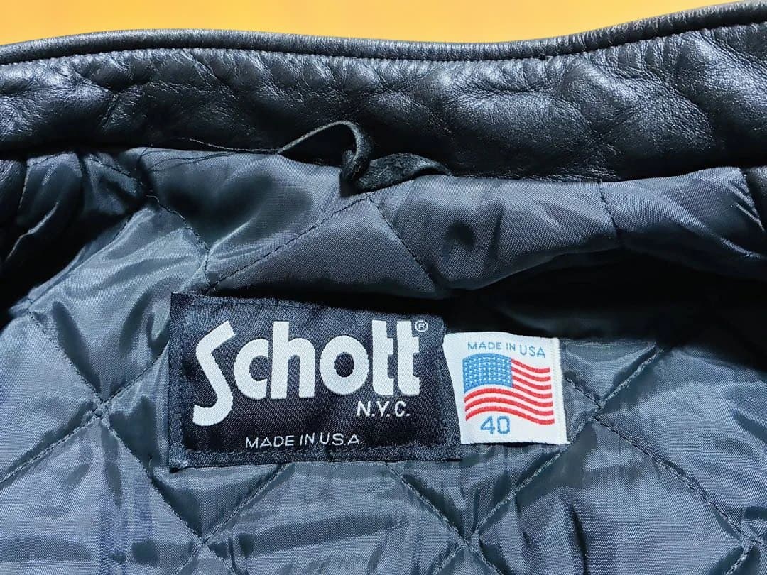 t*a様 schott USA 641q シングル　レザー　ジャケット　ライダー