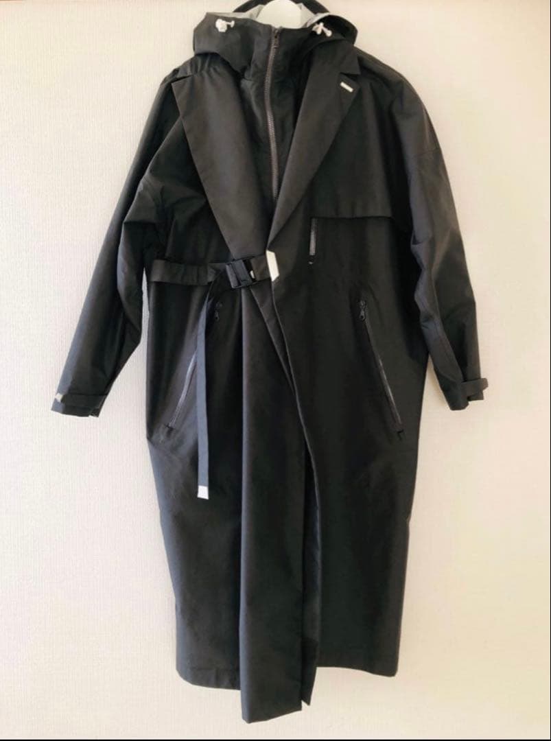 F/CE 2way wrap double breasted コート グレー色