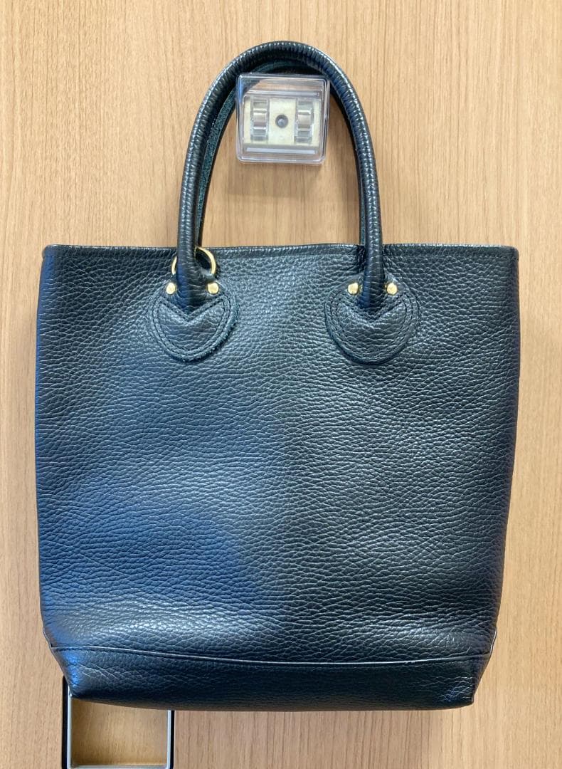 ヤングアンドオルセン☆EMBOSSED LEATHER HAVERSACK☆黒