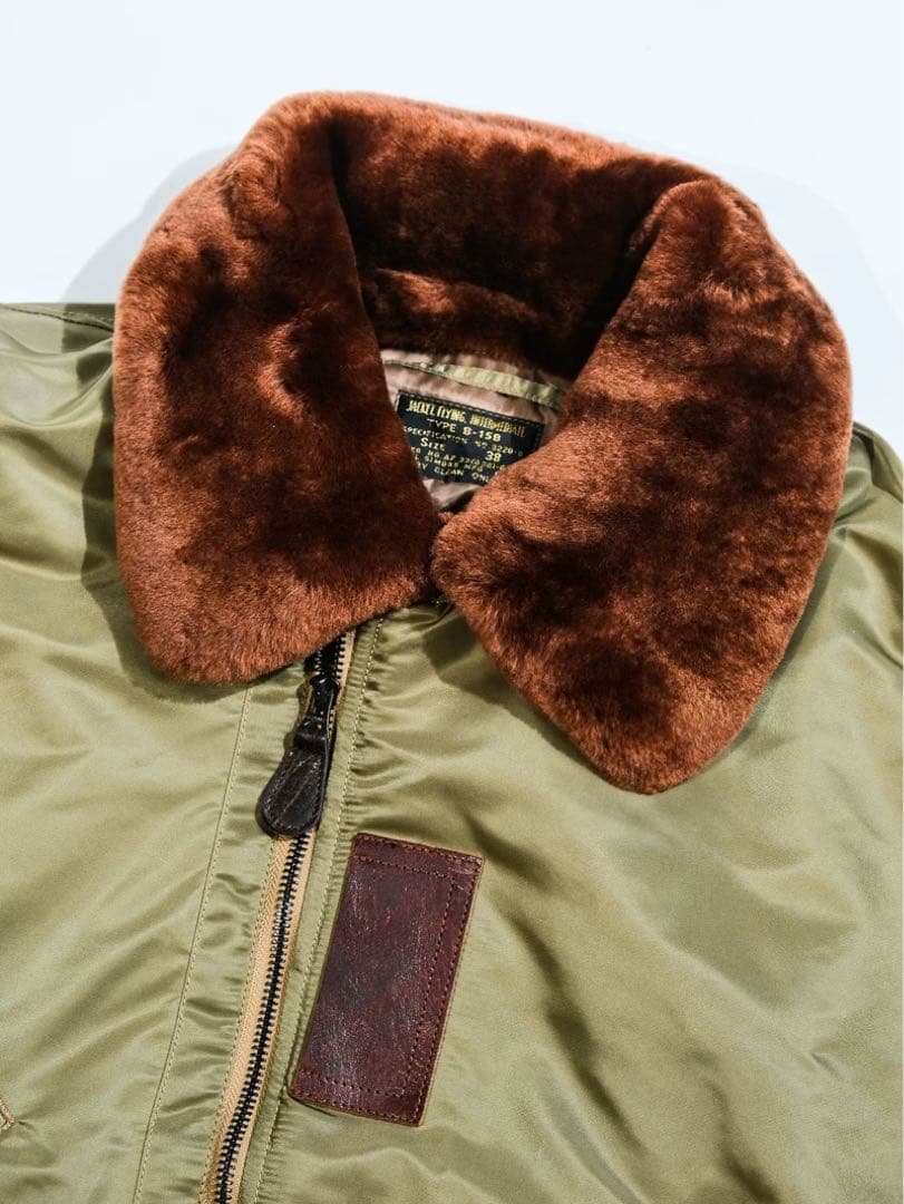 希少 B-15B 初期型 復刻 MA-1 no.3220規格 馬革38（M）