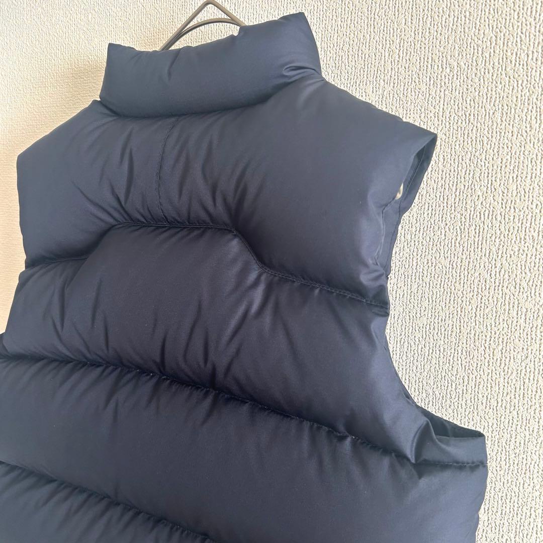 【極美品】ラルフローレン ダウンベスト M ネイビー レッドポニー刺繍ロゴ