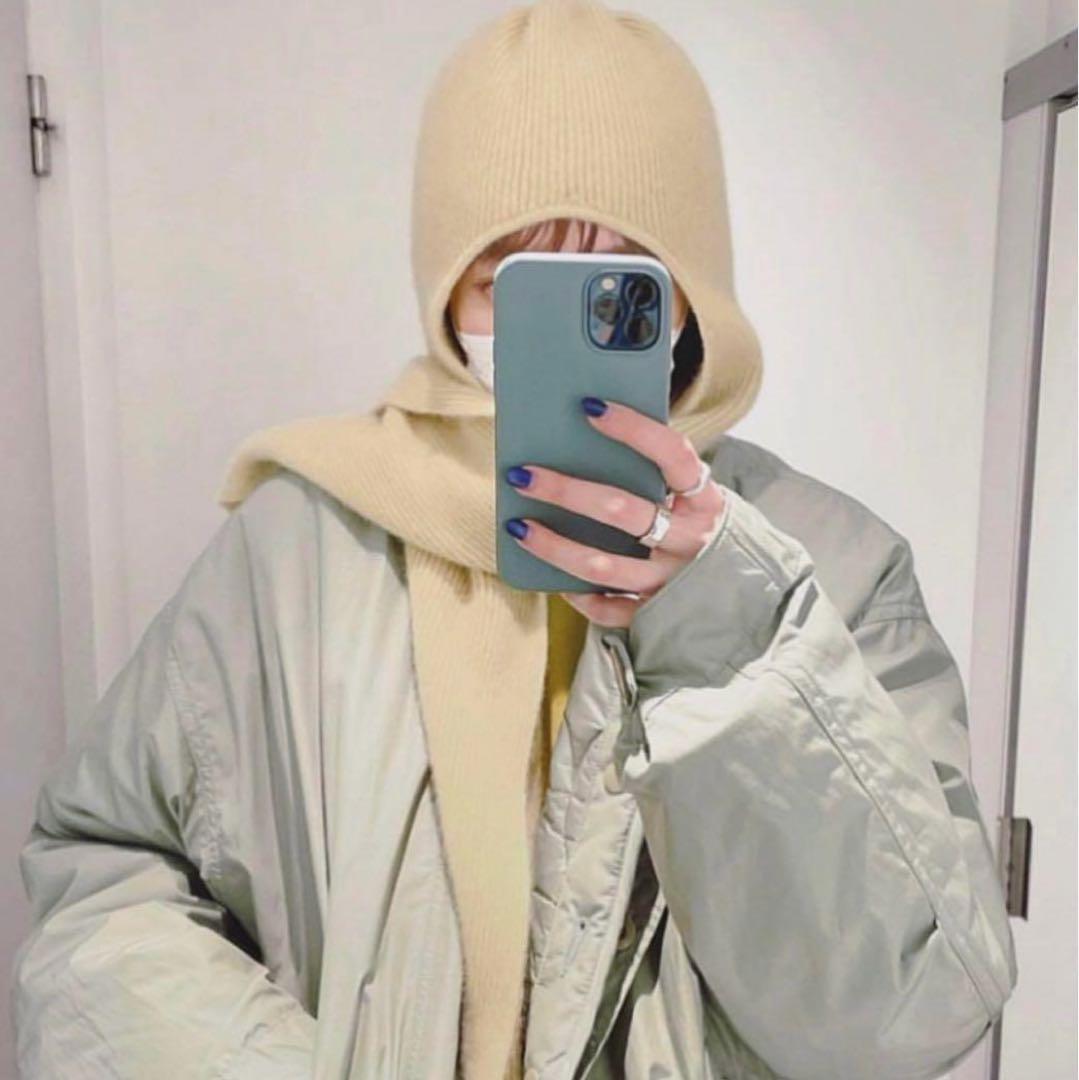 BATONER×6(ROKU) CASHMERE FOX BALACLAVA