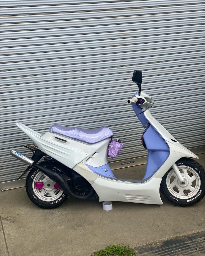 初期型/AF18/AF25ディオ用三連ダクト入りロングリアテールカウル