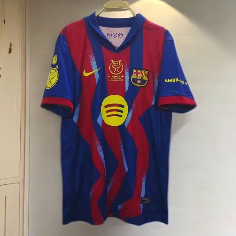2026 SUPRERCOPA バルセロナ 半袖 シャツ Raphinha