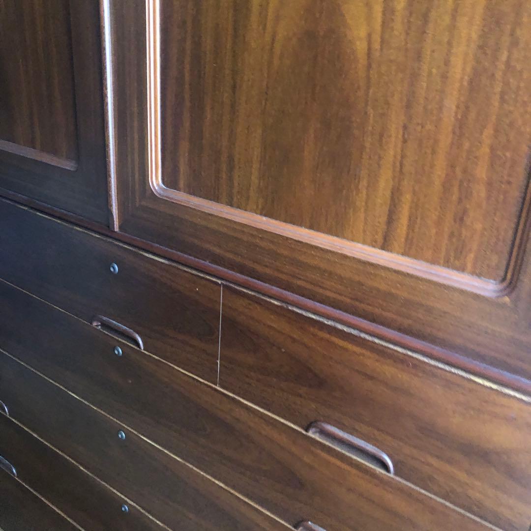 府中家具 マルケイ木工 高級家具 婚礼家具 桐箪笥タンス 着物入 昭和レトロ
